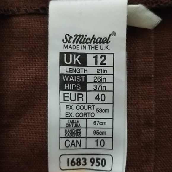 Marks & Spencer St Michaels skirt brown - Picture 3 of 6